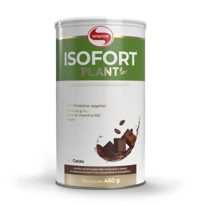 Vitafor Isofort Plant Sabor Cacau 450g | Farmácia d'Arrábida