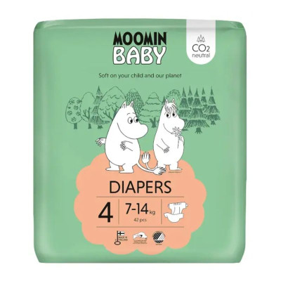 Moomin Baby Fralda T4 7-14kg x42 | Farmácia d'Arrábida