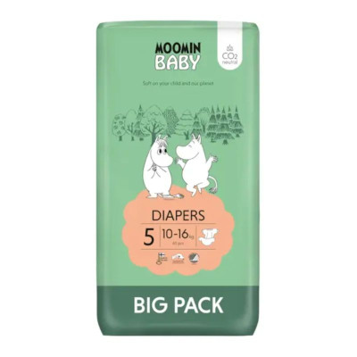 Moomin Baby Fralda T5 10-16kg x60 | Farmácia d'Arrábida