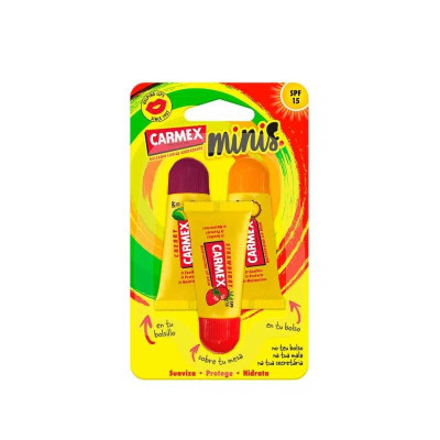 Carmex Minis Tubo Hidratante Labial SP15 3x5g | Farmácia d'Arrábida