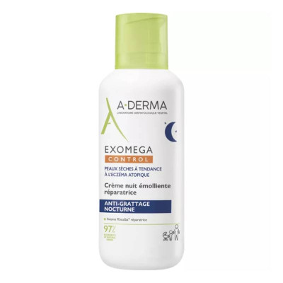 A-Derma Exomega Control Creme de Noite Emoliente 400ml | Farmácia d'Arrábida