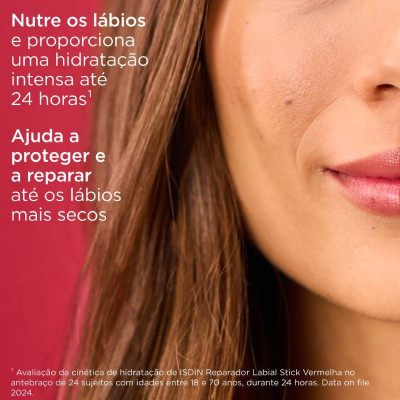 Isdin Reparador Labial Vermelho 4gr | Farmácia d'Arrábida