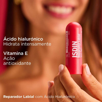 Isdin Reparador Labial Vermelho 4gr | Farmácia d'Arrábida