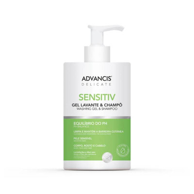 Advancis Delicate Sensitiv Gel Lavante & Champô 500ml | Farmácia d'Arrábida