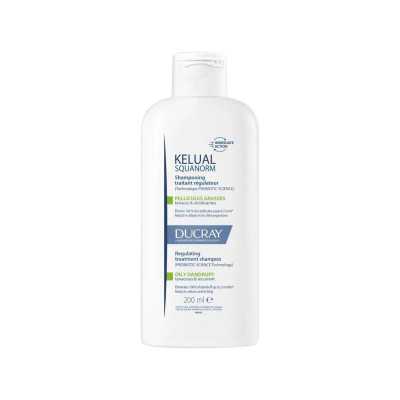 Ducray Kelual-Squanorm Champô Caspa Oleosa 200ml | Farmácia d'Arrábida