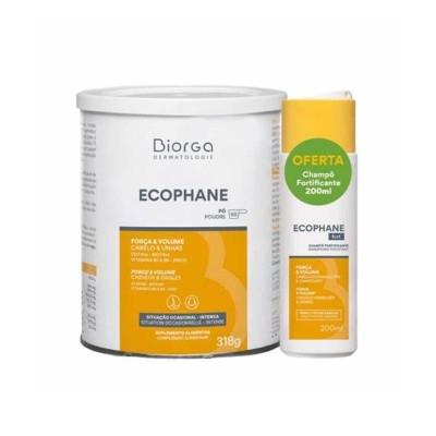 Ecophane Pó Doses 90 Oferta Champô Fortificante 200ml | Farmácia d'Arrábida