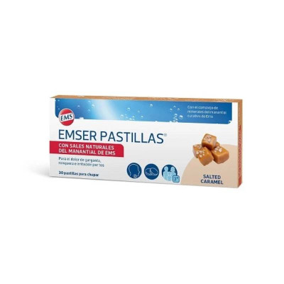 Emser Pastilhas Caramelo Salgado x30 | Farmácia d'Arrábida