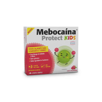 Mebocaína Protect Kids Chupa-chupas x6 | Farmácia d'Arrábida