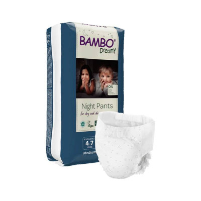 Bambo Dreamy Boys & Girls Fraldas Noturnas M 4-7A 15-35Kg | Farmácia d'Arrábida