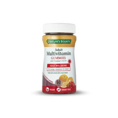 Nature's Bounty Multivitamínico Adultos Gomas x60 | Farmácia d'Arrábida