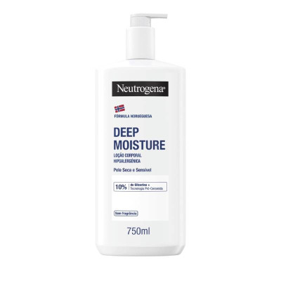 Neutrogena Deep Moisture Loção Corporal 750ml | Farmácia d'Arrábida