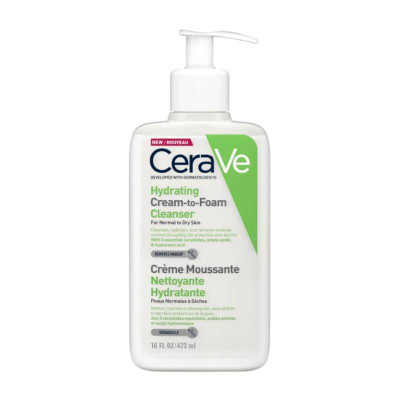 Cerave Creme Espuma de Limpeza Hidratante 473ml | Farmácia d'Arrábida