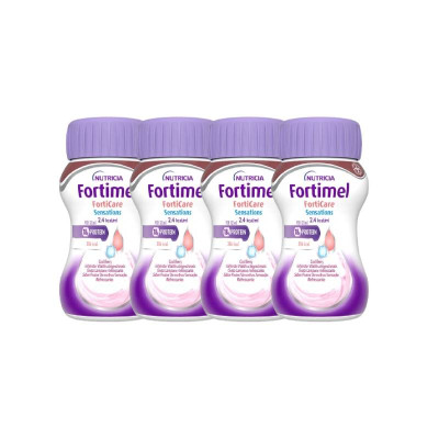 Fortimel Forticare Sensations Frutos-vermelhos 4x125ml | Farmácia d'Arrábida