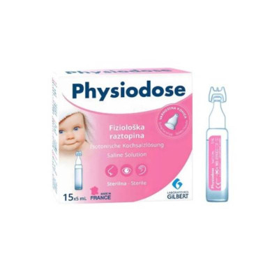 Physiodose Infantil Soro Fisiológico 15x5ml | Farmácia d'Arrábida