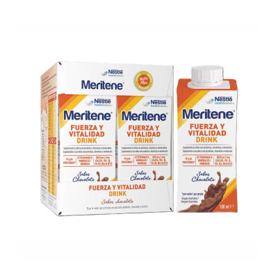 Meritene Força Vital Drink Chocolate 4x180ml | Farmácia d'Arrábida