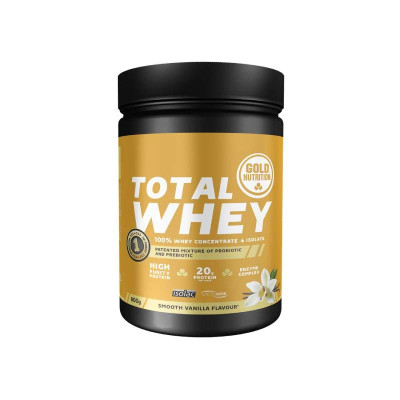 Gold Nutrition Total Whey Baunilha 800g | Farmácia d'Arrábida