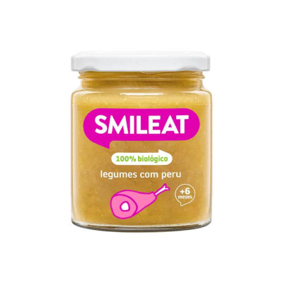 Smileat Boião de Legumes com Peru +6M 230g | Farmácia d'Arrábida