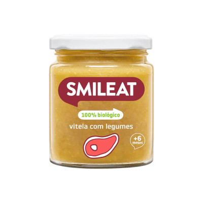 Smileat Boião de Vitela com Legumes +6M 230g | Farmácia d'Arrábida