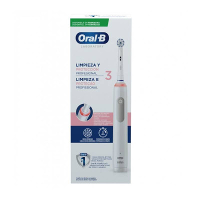 Oral-B Pro 3 Escova Dentes Elétrica Branca | Farmácia d'Arrábida