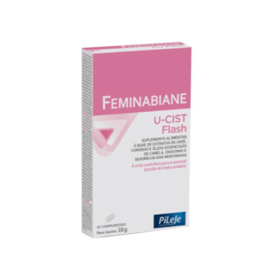 Pileje Feminabiane U-CIST Flash Comprimidos x20 | Farmácia d'Arrábida