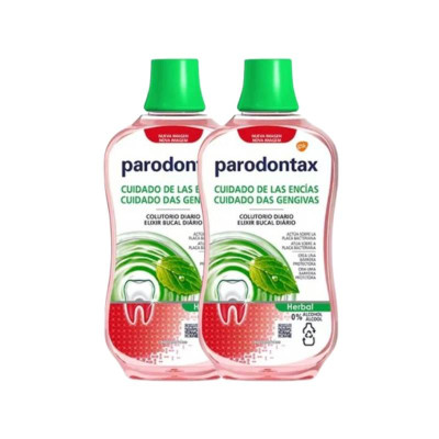 Parodontax Elixir Cuidado das Gengivas Herbal 2x500ml 30%Desc 2ªUnidade | Farmácia d'Arrábida