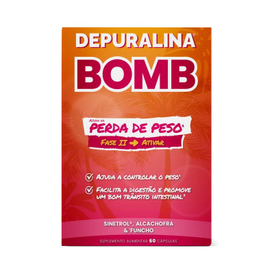 Depuralina Bomb Effect Cápsulas x60 | Farmácia d'Arrábida