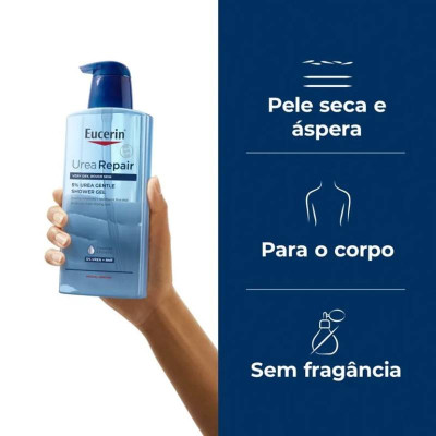 Eucerin UreaRepair Gel de Banho Suave 5% Ureia 400ml | Farmácia d'Arrábida