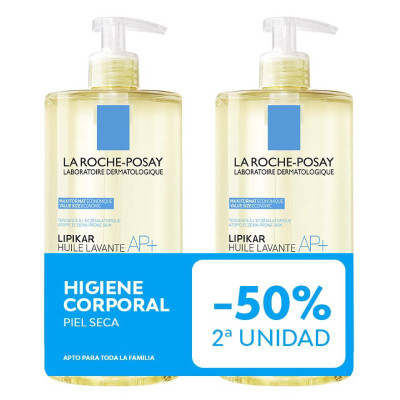 La Roche-Posay Lipikar Baume AP+M Óleo Lavante 1L -50% 2a Unidade | Farmácia d'Arrábida