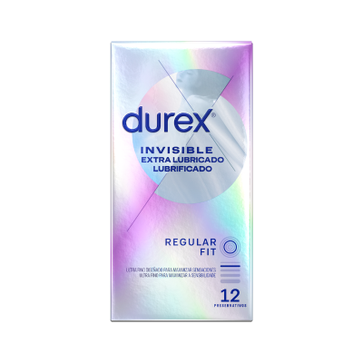 Durex Preservativos Invisible Extra Lubrificado x12 | Farmácia d'Arrábida