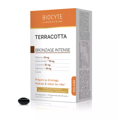 Biocyte Terracotta Bronzage Intense Cápsulas x30 | Farmácia d'Arrábida