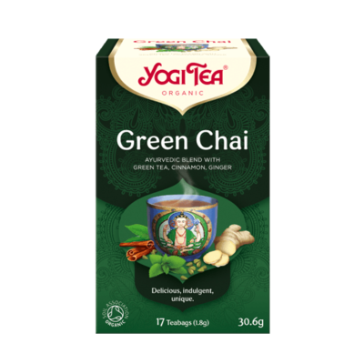 Yogi Tea Bio Chá Chai Verde 17 Saquetas | Farmácia d'Arrábida